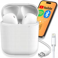 SŁUCHAWKI BEZPRZEWODOWE BLUETOOTH 5.0 POWERBANK SPORTOWE DOUSZNE MIKROFONEM