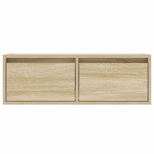 Szafka pod TV z oświetleniem LED, dąb sonoma, 75x35,5x25 cm na Arena.pl