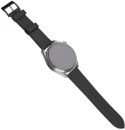 Pasek FIXED Leather Strap do Smartwatch (20mm) wide black na Arena.pl