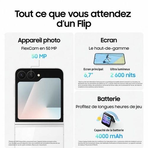 Smartfony Samsung SM-F761BZKHEUB 6,7" 8 GB RAM 256 GB Czarny na Arena.pl