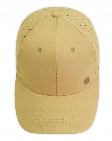 CZAPKA z Daszkiem Bejsbolówka Oddychająca Głęboka BEŻOWA Pako Jeans zdjęcie 3