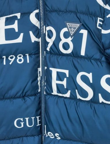 Guess Kurtka puchowa H4BJ05 WCFM0 Niebieski Regular Fit 16Y na Arena.pl