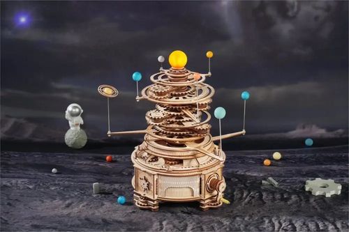 Robotime Drewniane Puzzle Model 3D Planetarium na Arena.pl