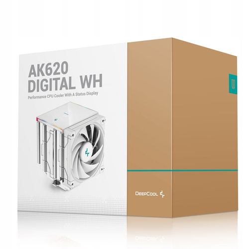 Chłodzenie procesora Deepcool AK620 Digital White 2x120mm na Arena.pl