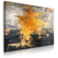 Obraz Do Salonu Biura Złoty Wzór Abstrakcja Styl Glamour 30cm x 20cm