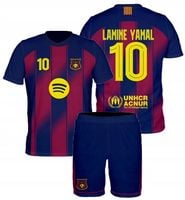 Strój Piłkarski Lamine Yamal Barcelona komplet koszulka spodenki 140