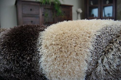 Dywan SHAGGY SOFT - 3D 2244 beż / brąz na Arena.pl