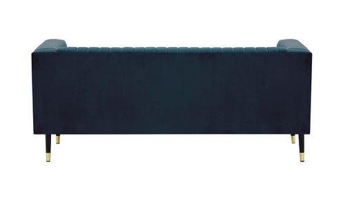 Sofa dwuosobowa Slender - niebieski - Velluto 11 na Arena.pl