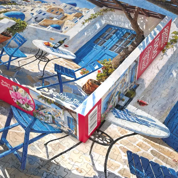 Puzzle 1000 elementów. Santorini Blues 30936 zdjęcie 8