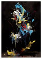 Plakat kaczor abstrakcja 40x50 cm