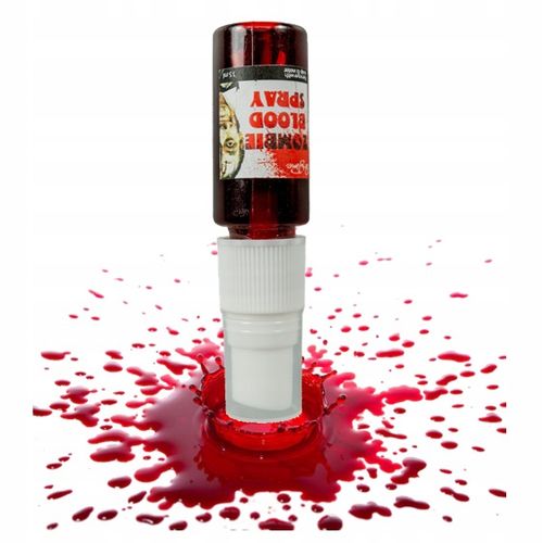 Maska Krzyk na Halloween fałszywy nóż z chowanym ostrzem sztuczna krew na Arena.pl