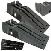 Szerokie Najazdy Samochodowe Rampy 2 szt. Wytrzymałość 8T Wysokość 220mm