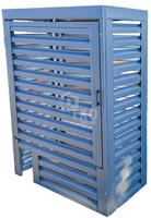 Osłona Pompy Ciepła 100x60x150cm  Antracyt Zabudowa TKD308