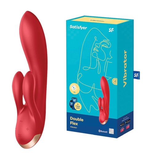 wibrator-double flex connect app (red) na Arena.pl