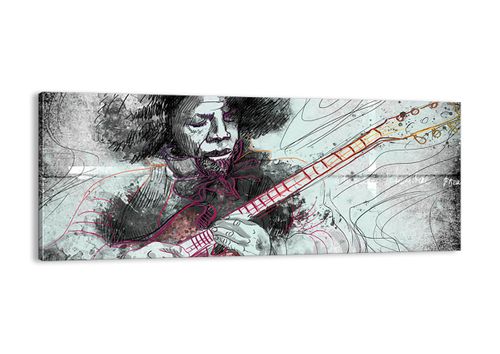 Obraz Na Płótnie - Gitara Muzyka  - 100X40 Cm - Ab100X40-2559 na Arena.pl