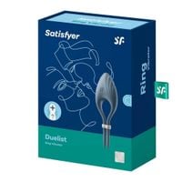 pierścień erekcyjny wibrujący regulowany satisfyer duelist ciemnoniebieski