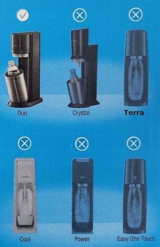 Szklane butelki SodaStream 2x1L kompatybilne TYLKO z ekspresem DUO na Arena.pl