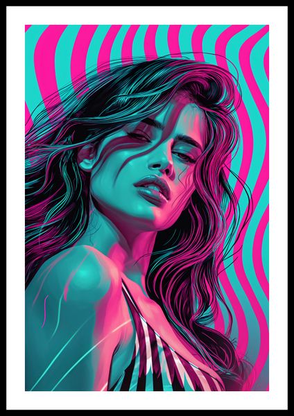 Plakat 40x60cm Neonowy Wzrok zdjęcie 3