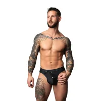 male power oh snap! l/xl czarny system zdejmowany klasyczne tanga