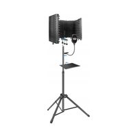 Zestaw kabina akustyczna pop filtr do mikrofonu Mozos MSHIELD-CABIN-SET