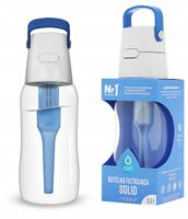 Butelka filtrująca Dafi SOLID 0,5 L NIEBIESKA /SZAFIROWA + SZCZOTKA SILIKON
