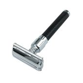 PARKER 92R - Maszynka na Żyletki Mosiężna z Czarną Rączką