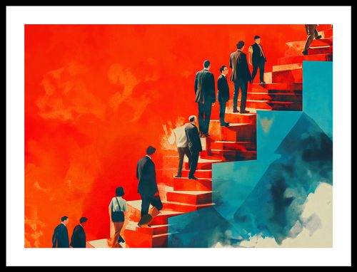 Plakat 55x40cm Metafory Sukcesu na Arena.pl