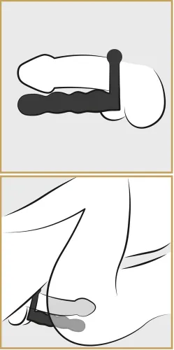 fantasy c-ringz pierścień silikonowy z wibrującym systemem i elementem na Arena.pl