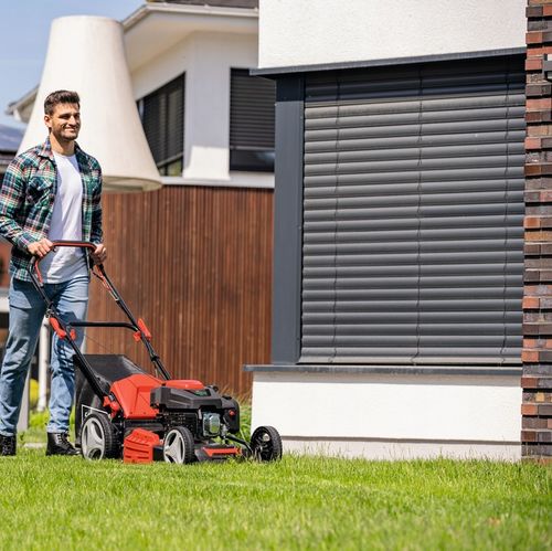 Kosiarka Spalinowa z Napędem 2 Noże Olej Scheppach MS200-51 na Arena.pl