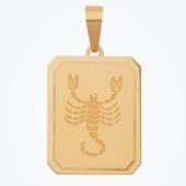 Złota Zawieszka 585 SKORPION Znak Zodiaku Astrologia Grawer Prezent Złoto