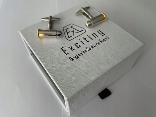 Spinki do mankietów EXC Naboje dla Żołnierza Wojaka Policjanta Myśliwego na Arena.pl