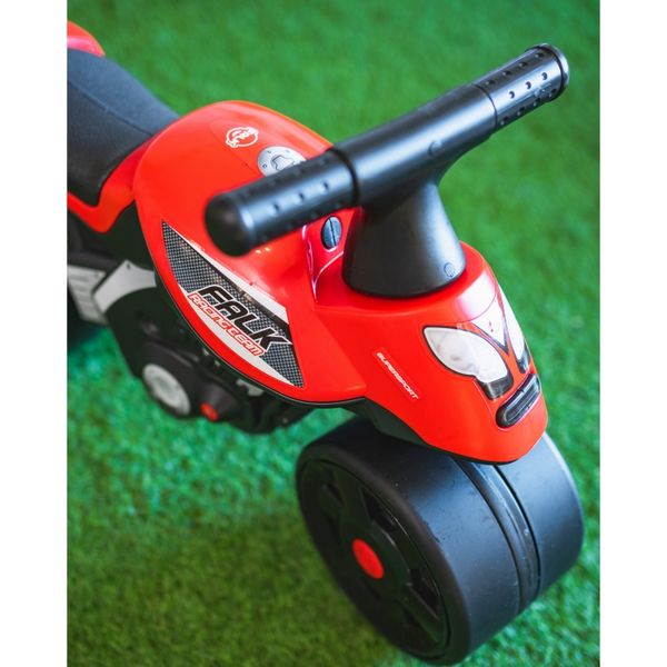 FALK Jeździk Racing Czerwony Szerokie Koła 1+ zdjęcie 9