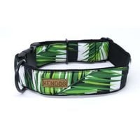 Obroża dla psa handmade Liście Monstera 3 cm S