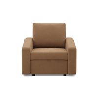 Fotel wypoczynkowy, BLOM, Mikrofaza, 83x92x85 cm, cappuccino | TYLETEGOTU