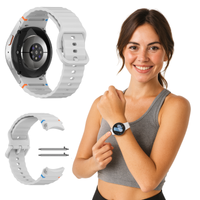 Pasek do Huawei Watch GT 2 42mm GT 3 42mm GT 3 PRO 43mm S/M/L opaska szary
