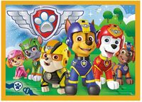 DUŻE Puzzle dla DZIECI 4w1 Wakacyjny Psi Patrol