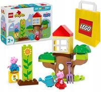 LEGO DUPLO 10431 Ogród i domek na drzewie Peppy ŚWINKA PEPPA George torba