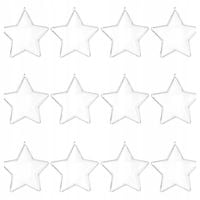 GWIAZDKA AKRYLOWA do zdobień do PRAC KREATYWNYCH DIY akryl dekoracje