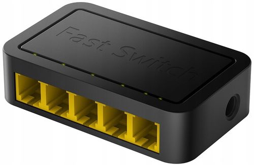 Switch 5 portów Cudy FS105D 100Mb/s Fast desktop na Arena.pl