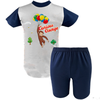 Krótka Piżama dziecięca - Ciekawski George