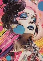 Plakat 21x29,7cm Portret Neo