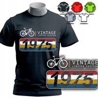 KOSZULKA T-SHIRT MĘSKI - Limitowana Edycja Roweru NA 50 URODZINY - XS