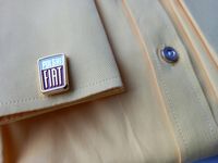 Złote spinki do mankietów Exciting POLSKI FIAT