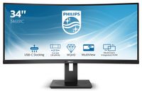 Zakrzywiony Monitor 34 cale Philips B-line 346B1C/00 VA 5 ms USB-C sRGB 99%