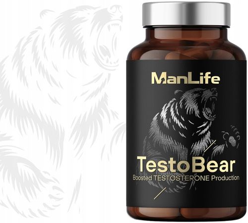 TESTOSTERON tabletki | Naturalny Booster Testosteronu | ManLife TestoBear na Arena.pl