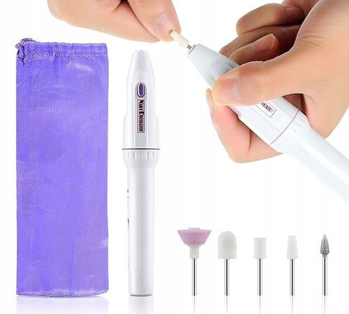 ZESTAW DO PAZNOKCI ŻELOWO HYBRYDOWY LAMPA FREZARKA na Arena.pl