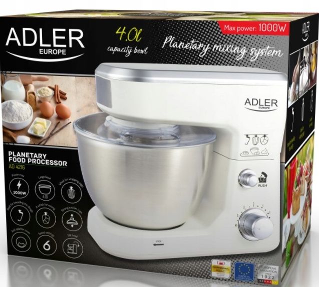 Robot planetarny Adler AD 4216 1000 W biały 500W zdjęcie 2