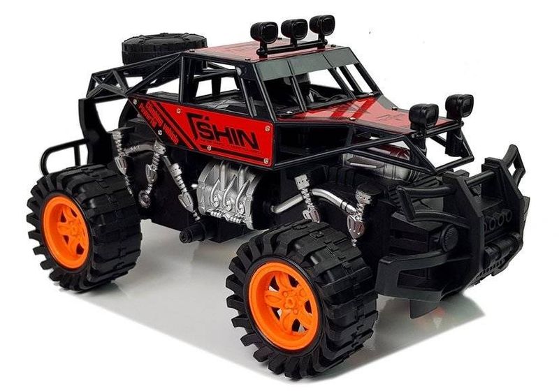 Auto z Naciągiem Terenowe Czerwone zdjęcie 2