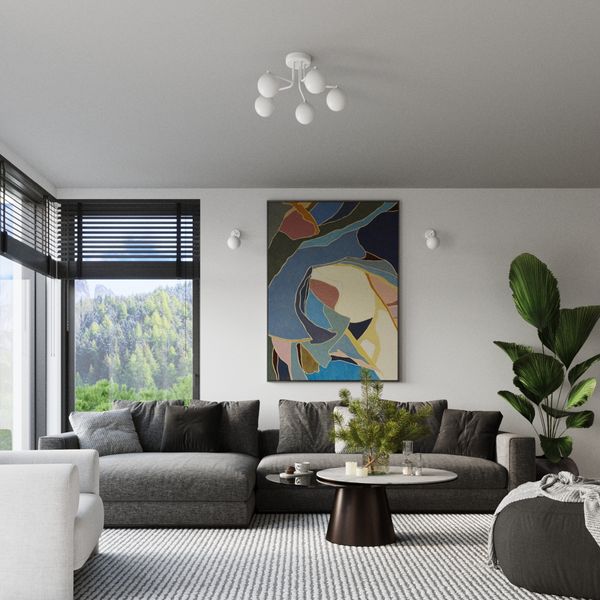 Żyrandol ASTRAL 5 biały zdjęcie 10