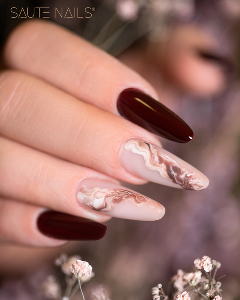 SAUTE NAILS Top hybrydowy MATT TOP COAT No Wipe - 8ml zdjęcie 2